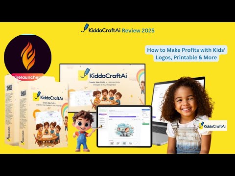 KiddoCraftAI Review 2025+Demo Video: How to Make Profits with Kids’ Logos, Printable & More