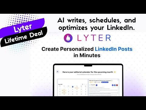 Lyter Lifetime Deal — AI Writes Your LinkedIn Content Creation Tools 2025