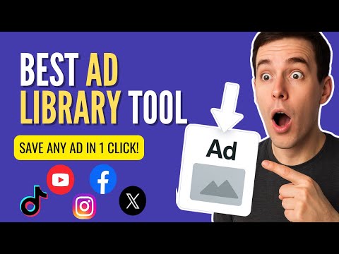 Best Ad Library Saving Tool | Save Ads from TikTok, YouTube, FB, IG & More with AdsLibrary