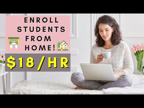 ENROLL STUDENTS FROM HOME | REMOTE WORK FROM HOME JOBS 2025