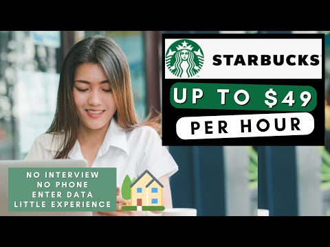Starbucks is Hiring Remote plus No Interview + No Phone Work From Home Jobs 2025