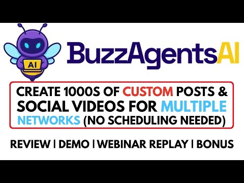 BuzzAgentsAI Review Demo Webinar Replay Bonus – Grow Your Social Accounts Handsfree