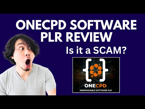 OneCPD Software PLR Review | SCAM ALERT! MUST WATCH