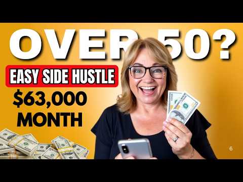 Easiest Digital Side Hustle to Start After 50 ($63,000 Month)