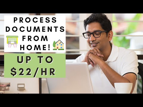 PROCESS DOCUMENTS FROM HOME | REMOTE WORK FROM HOME JOBS 2025