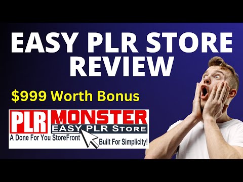 Easy PLR Store Review | How it Works? Watch Complete DEMO