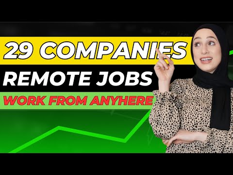 29 Remote Companies Hiring Worldwide (Work From Home Jobs)