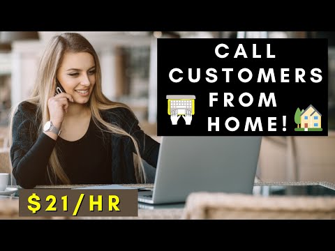 CALL CUSTOMERS FROM HOME | REMOTE WORK FROM HOME JOBS 2025