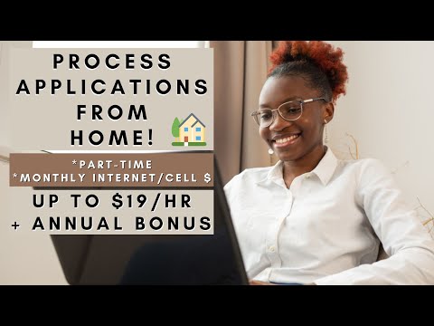 PROCESS APPLICATIONS FROM HOME PART-TIME | REMOTE WORK FROM HOME JOBS 2025