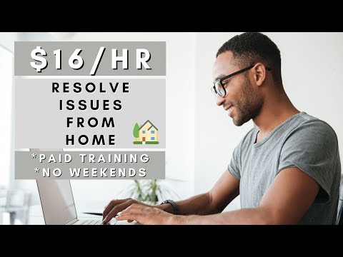RESOLVE ISSUES FROM HOME NO WEEKENDS PAID TRAINING | REMOTE WORK FROM HOME JOBS 2025