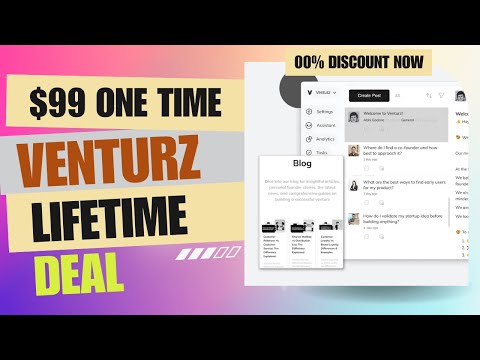 🔥⚠️Venturz Lifetime Deal | Build, Launch & Grow Your Startup | $99 Lifetime Deal |00% Off Now