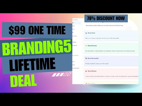 🔥🔥Branding5 Lifetime Deal |Secret Weapon to Find Your Ideal Customer| $99 Lifetime Deal |78% Off Now