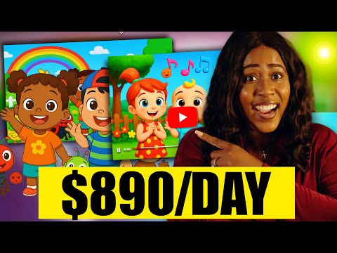 How to Create Faceless Kids Songs on YouTube With AI & Make $890/Day
