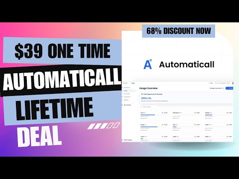 📞🔥 Automaticall Lifetime Deal | AI Just Replaced My Voicemai  | $39 Lifetime Deal |68% Off Now