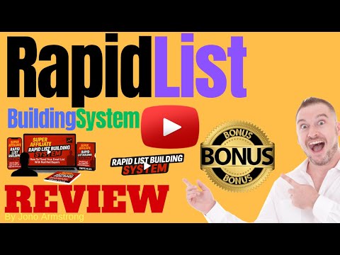 Rapid List Building System Review ⚠️ WARNING ⚠️ DON'T GET THIS WITHOUT MY 👷 CUSTOM 👷 BONUSES!!