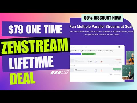 😱🎥 ZenStream Live Lifetime Deal | Go Live to Thousands in HD  | $79 Lifetime Deal |00% Off Now