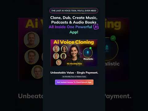 🚀 CloneVoiceAI Your All in One AI Voice Powerhouse! 🎤✨