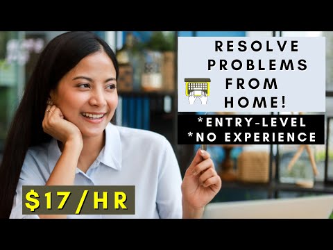 RESOLVE PROBLEMS FROM HOME | ENTRY LEVEL | NO EXPERIENCE | REMOTE WORK FROM HOME JOBS 2025