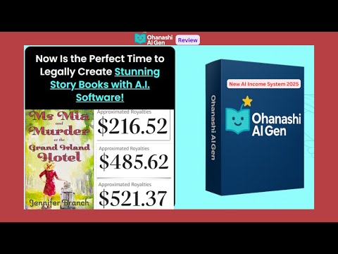 Ohanashi AI Gen Demo Video+Review: New AI Income System 2025