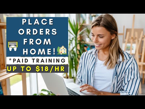 PLACE ORDERS FROM HOME | PAID TRAINING | REMOTE WORK FROM HOME JOBS 2025