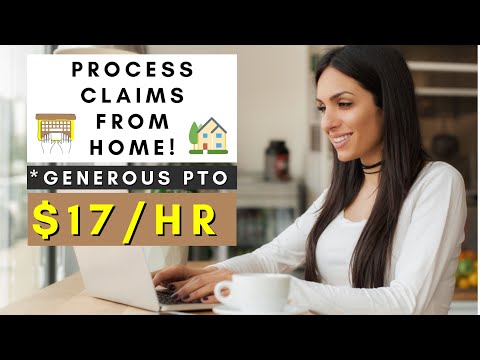 PROCESS CLAIMS FROM HOME | REMOTE WORK FROM HOME JOBS 2025