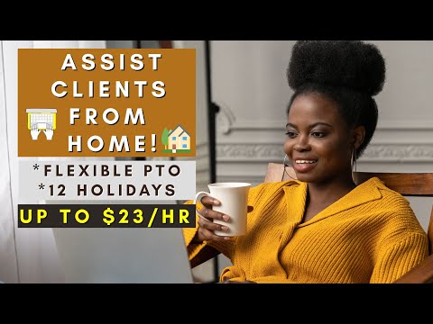 ASSIST CLIENTS FROM HOME | REMOTE WORK FROM HOME JOBS JOBS 2025