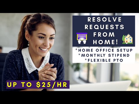 RESOLVE REQUESTS FROM HOME | REMOTE WORK FROM HOME JOBS 2025