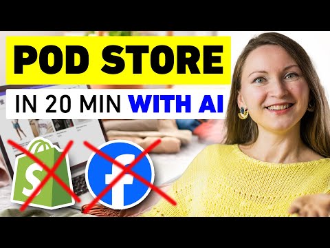 How to Build a Print on Demand Store in 20 min with AI (No Transaction Fees!)