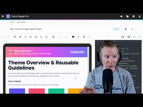 Quick Pages Pro NEW Feature: Instantly Create Style Guides for Your Website (No Designer Needed!)