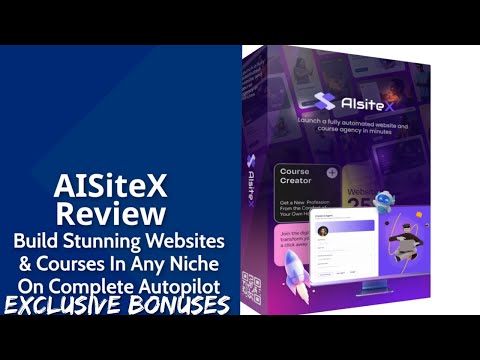 AISiteX Review | Build Stunning Websites & Courses In Any Niche On Complete Autopilot