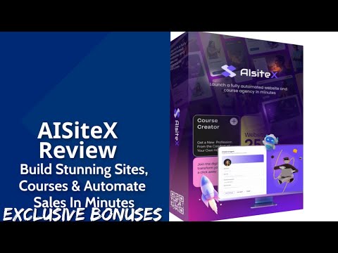 AISiteX Review | Build Stunning Websites, Courses & Automate Sales In Minutes | Exclusive Bonuses