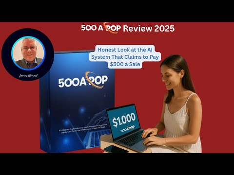 500 A Pop Sales Video+Review 2025: Honest Look at the AI System That Claims to Pay $500 a Sale