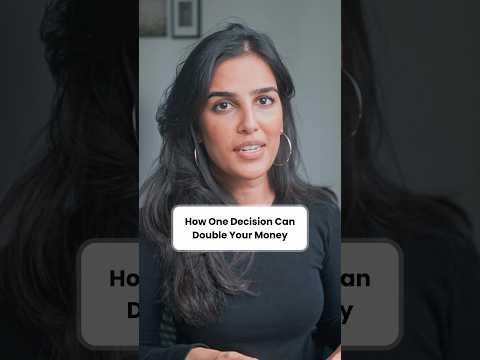 One decision that can double your money #moneytips #savingmoney