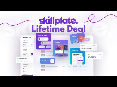 Skillplate Lifetime Deal – Create and Sell Courses, or Digital Products Using AI