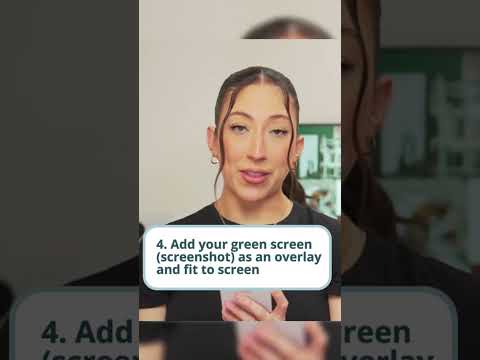 Want to add a green screen AFTER after recording?