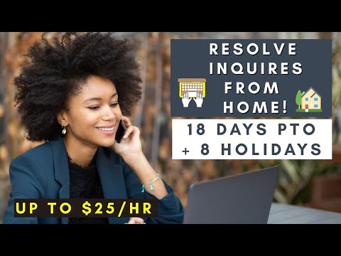 RESOLVE INQUIRIES FROM HOME | REMOTE WORK FROM HOME JOBS 2025