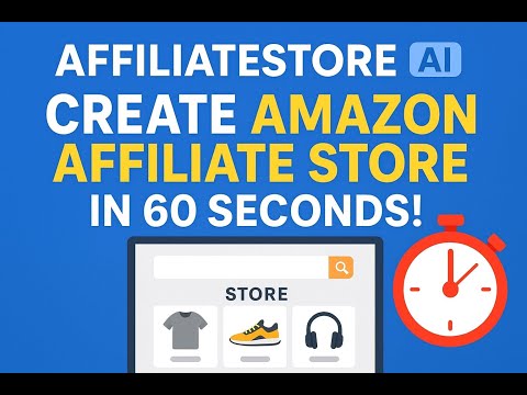 AffiliateStore AI Review ✅ Build Amazon Affiliate Stores in 1 Click! #AffiliateStoreAIReview