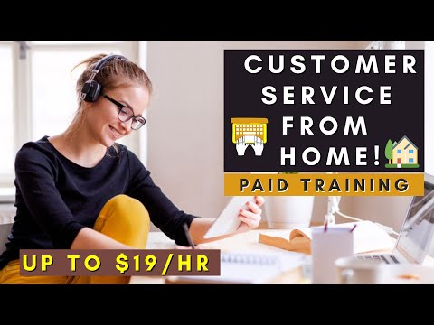 CUSTOMER SERVICE FROM HOME | PAID TRAINING | REMOTE WORK FROM HOME JOBS 2025