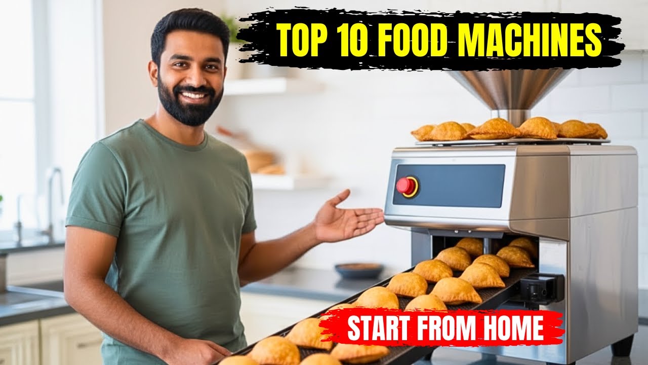 Top 10 Profitable Small Food Machines You Can Start from Home