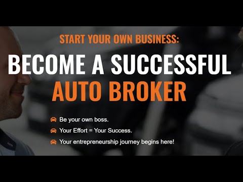 How to Become an Auto Broker Online Course