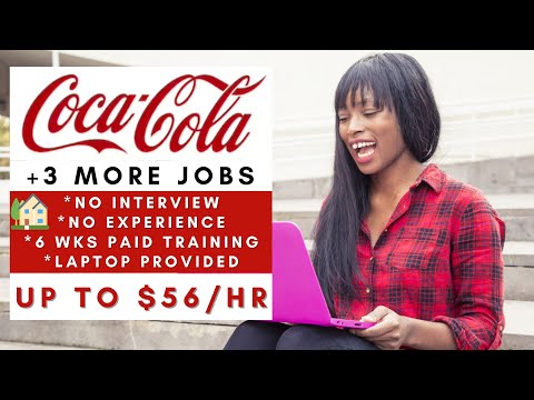 Coca Cola is Hiring Remote + No Interview No Experience Work From Home Jobs 2025