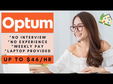 Optum is Hiring Remote + No Interview No Experience No Phone Work From Home Jobs 2025