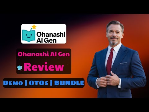 Ohanashi AI Gen OTO Review ⛔️ All 3 OTOs’, In-Depth Walkthrough + Demo ⛔️ Ohanashi AI Gen OTO 1,2,3