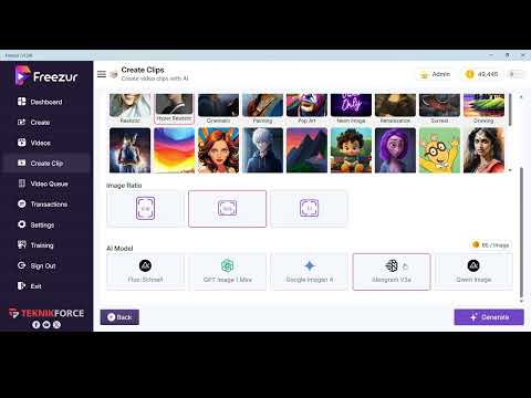 How to create video clips by using AI