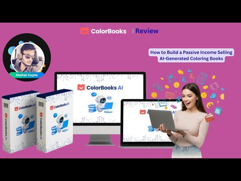 ColorBooks AI Demo Video+Review: How to Build a Passive Income Selling AI-Generated Coloring Books