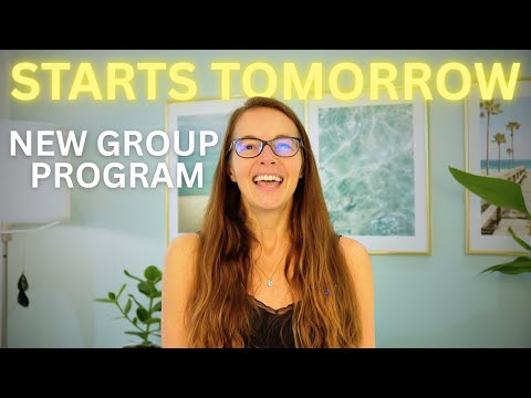 Starts Tomorrow! Join My Small Group Mentorship Before Doors Close