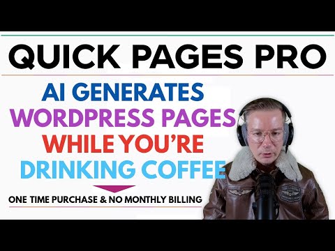 Quick Pages Pro Review Demo Bonus – Brand New AI Page‑Builder for WordPress
