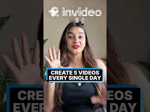 5 Shorts in 5 Mins with AI #aitools #invideo