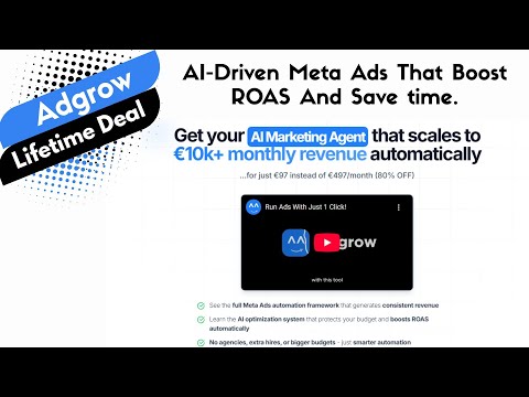 Adgrow Lifetime Deal – Auto-Optimizes Ads 24/7 for You