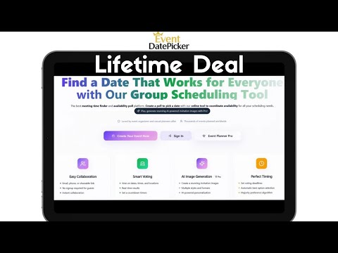 EventDatePicker Lifetime Deal – Create Unlimited Date Polls Tool in 2025